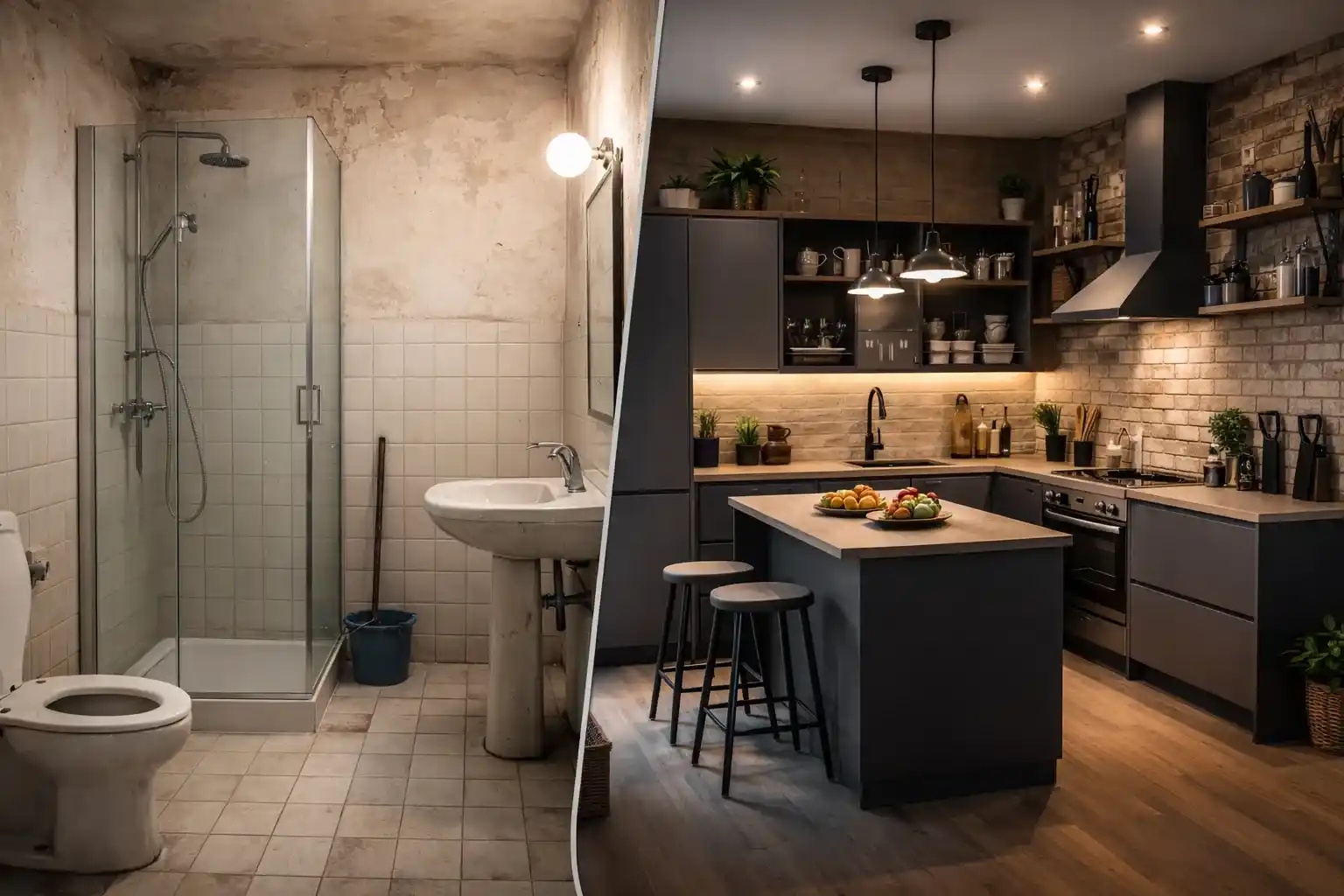 Reformar em pedaços ou por completo - o que é melhor