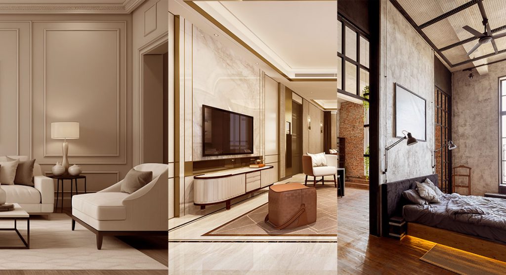 Estilos de decoração mais populares