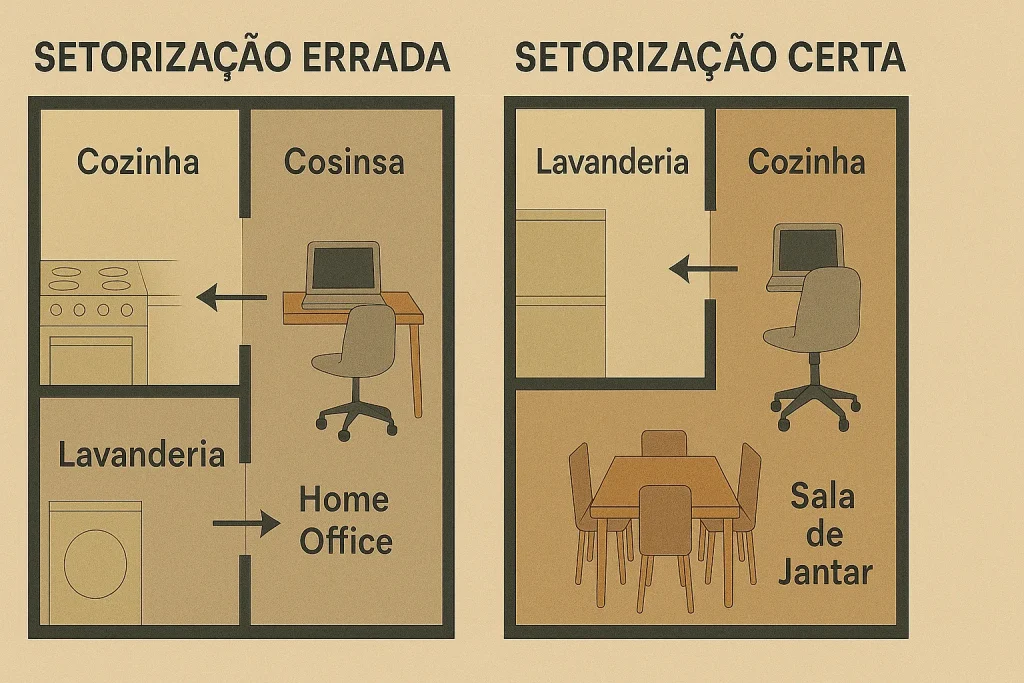A organização de ambientes é a chave para morar no seu apartamento sem estresse