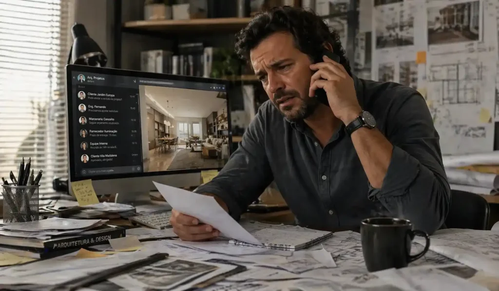 O custo invisível de uma obra desorganizada para o arquiteto