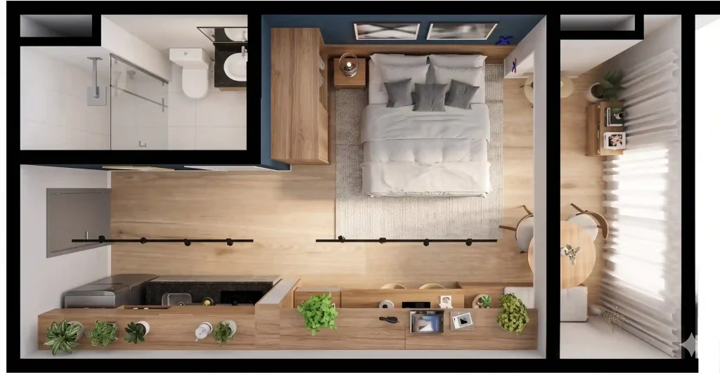 Reformar um apartamento para alugar e para morar é diferente