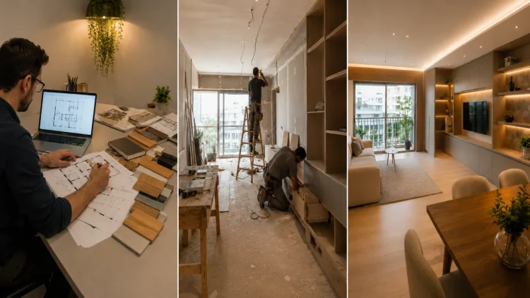 Projeto, obra e móveis: integrado funciona melhor
