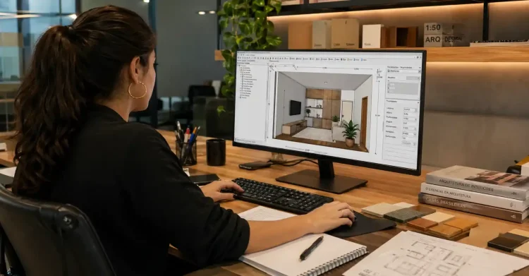 Como é feito um projeto de apartamento