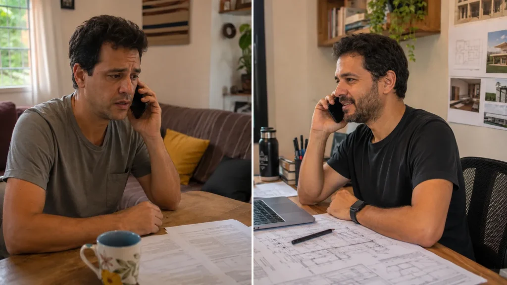 O cliente pode mudar o projeto durante a obra?